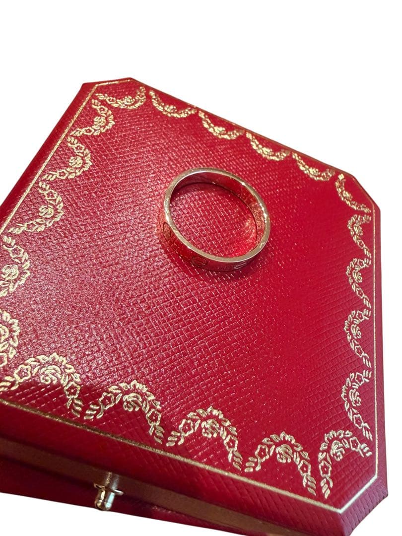 Cartier ミニラブリング ピンクゴールド 稀少サイズ55(15号)