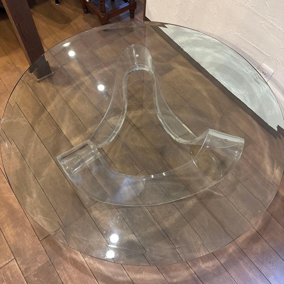 Lucite Ribbon Coffee Table ビンテージ