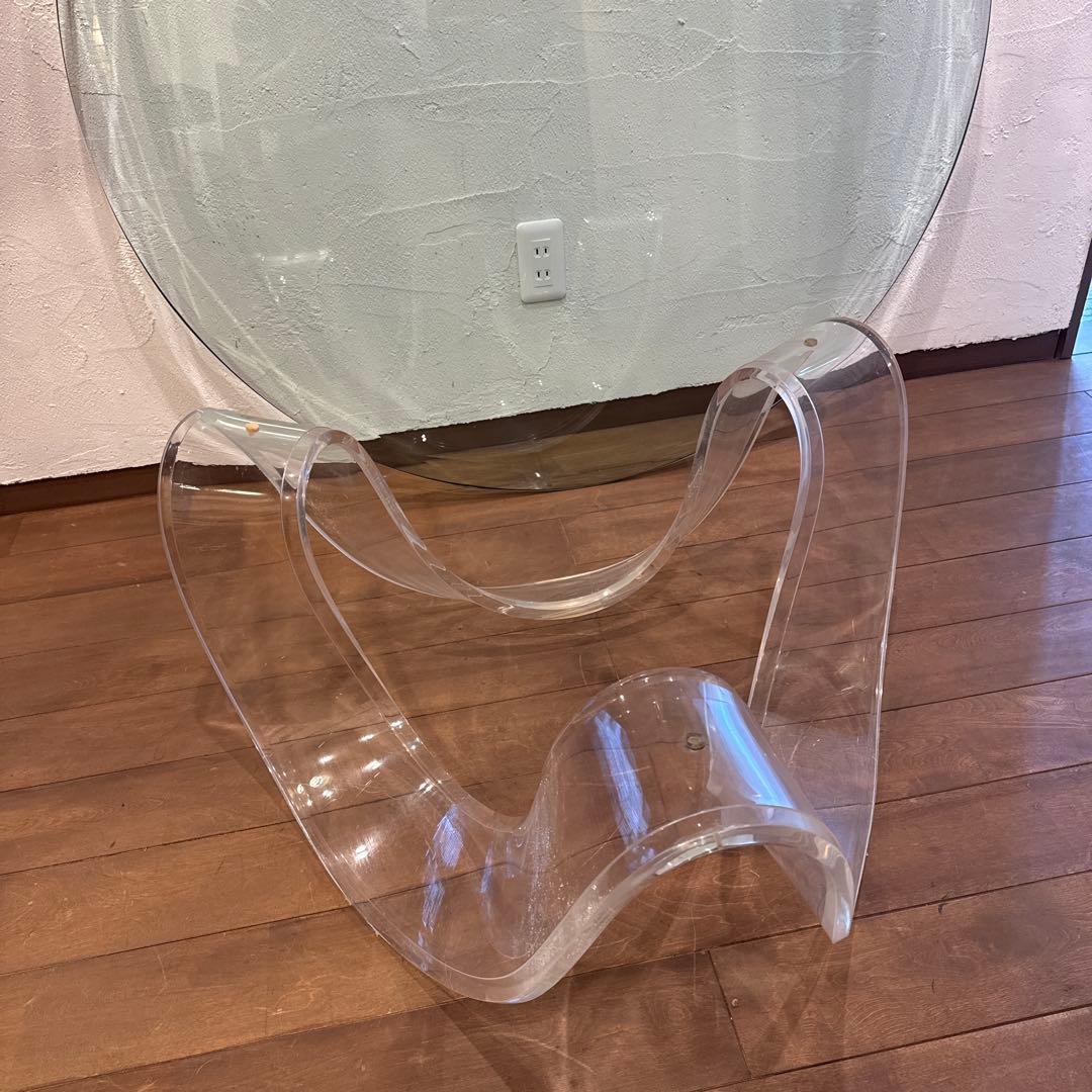 Lucite Ribbon Coffee Table ビンテージ