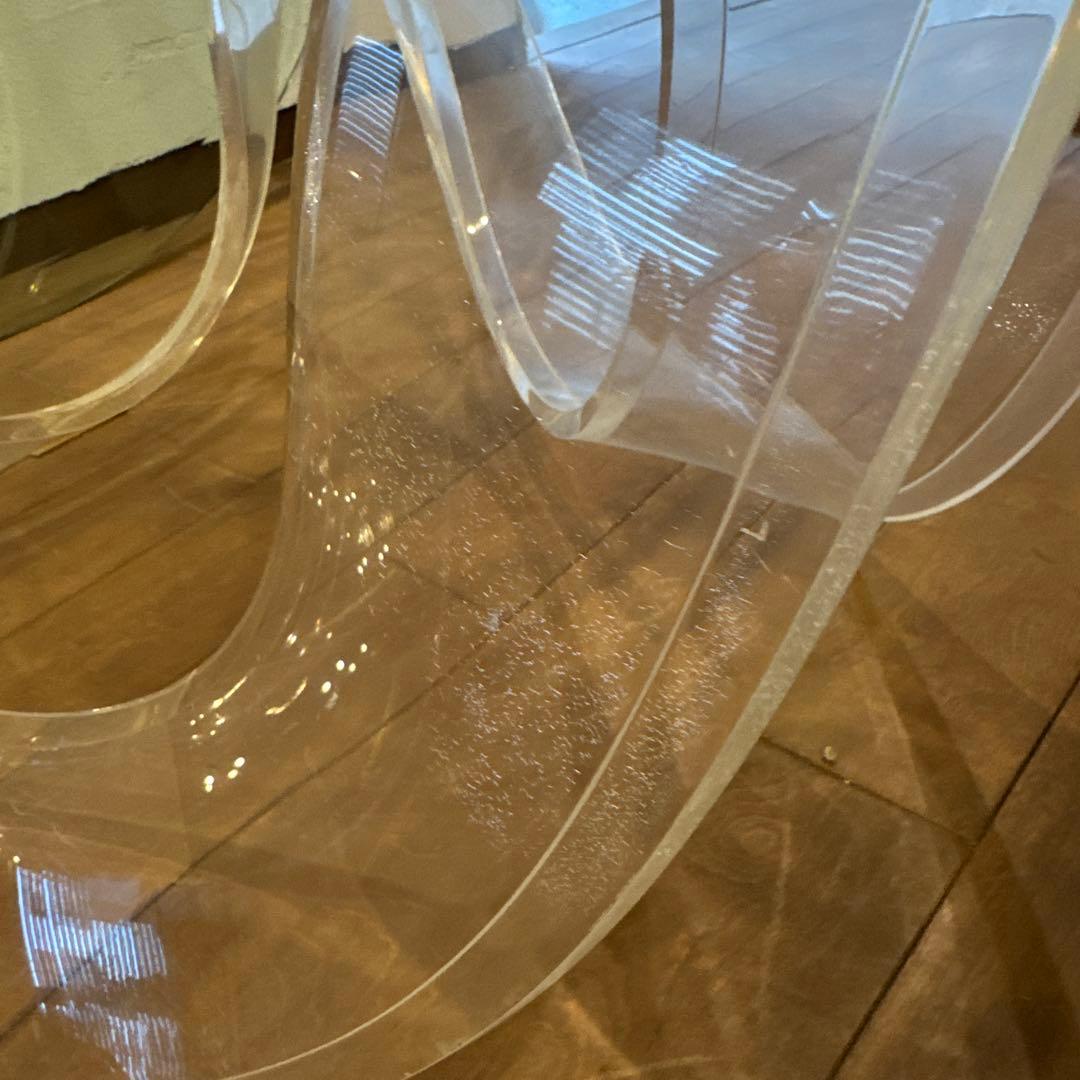 Lucite Ribbon Coffee Table ビンテージ