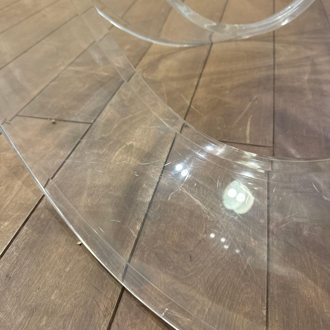 Lucite Ribbon Coffee Table ビンテージ
