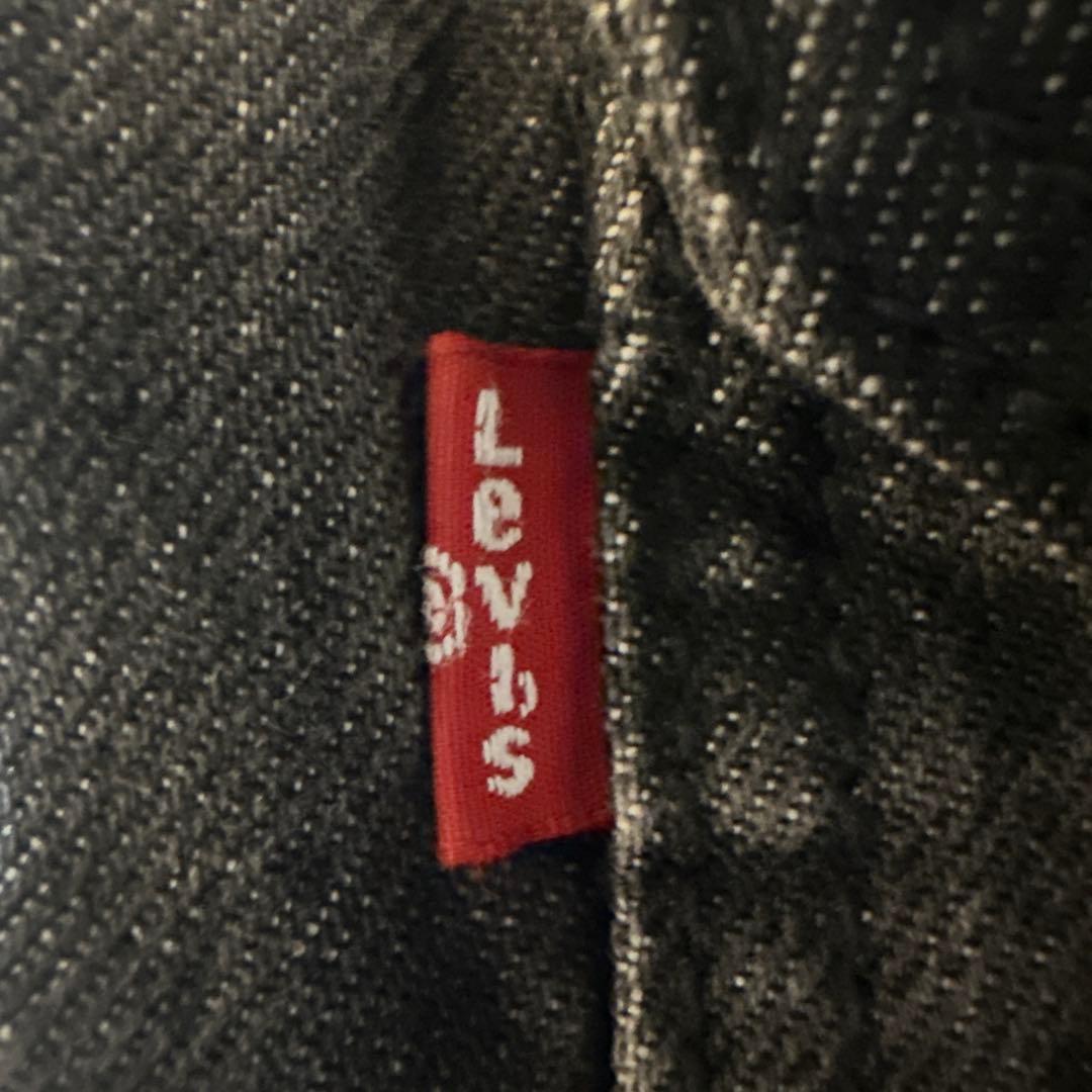 美品 Levi's リーバイス デニムジャケット ブラック S RELAXED
