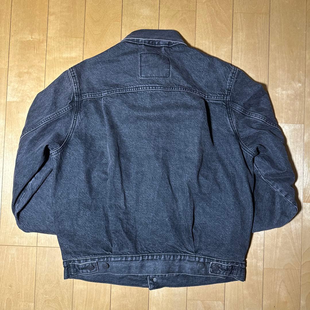 美品 Levi's リーバイス デニムジャケット ブラック S RELAXED