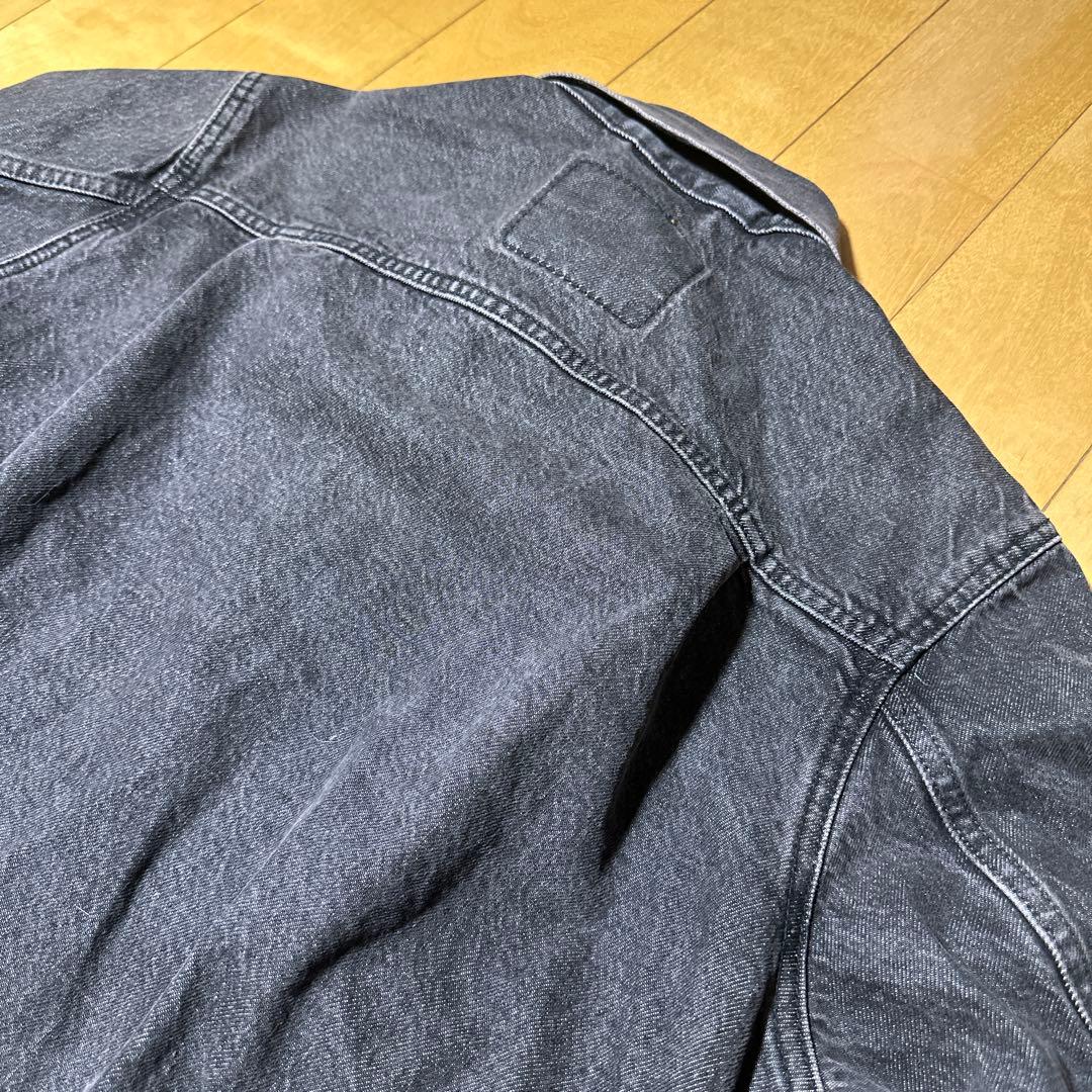 美品 Levi's リーバイス デニムジャケット ブラック S RELAXED