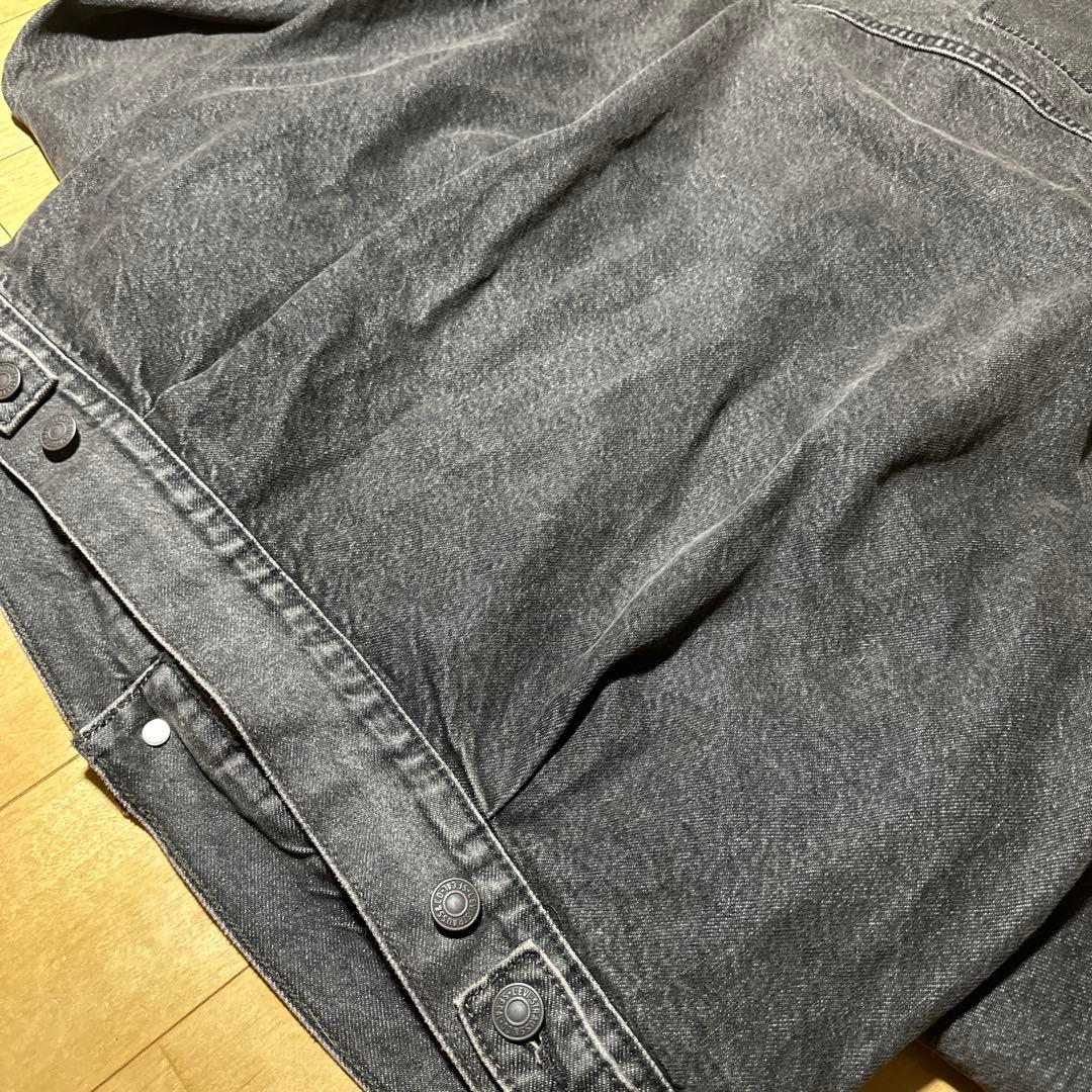 美品 Levi's リーバイス デニムジャケット ブラック S RELAXED