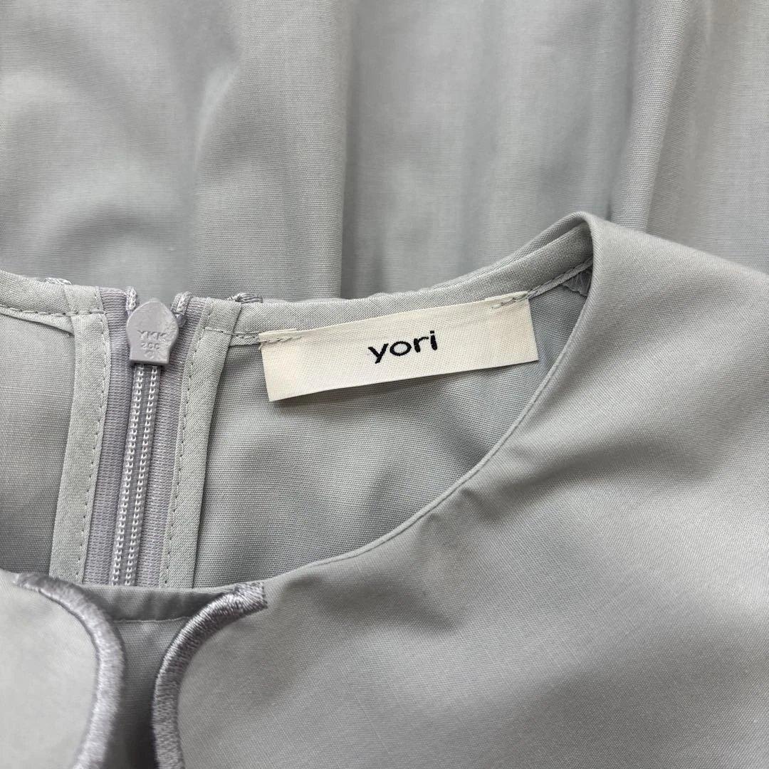 yori スカラップカラー ブラウス