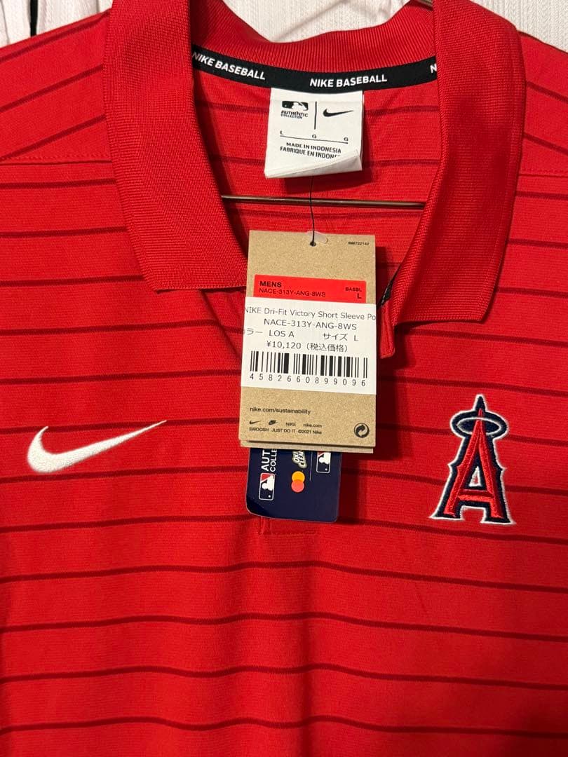 【NIKE】【新品タグ付き】Los Angeles Angels ポロシャツ