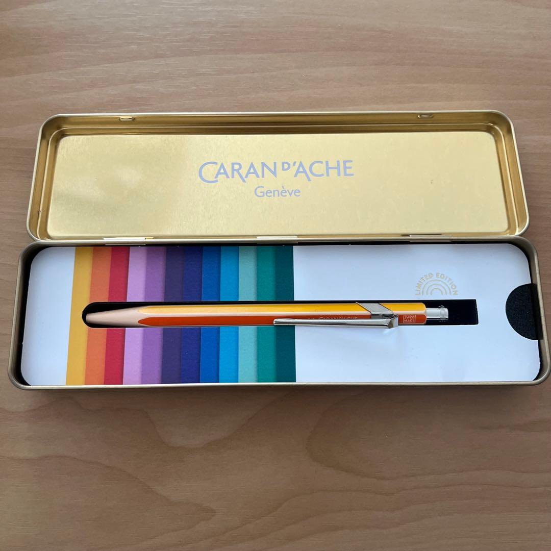 【新品未使用】CARAN D'ACHE ボールペン 849ウォームレインボー