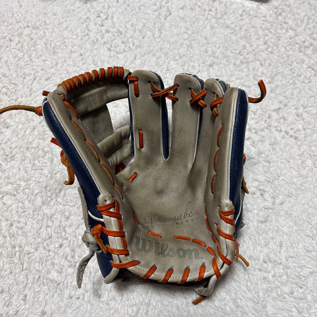 Wilson 軟式グローブ 86型ネイビー/グレー