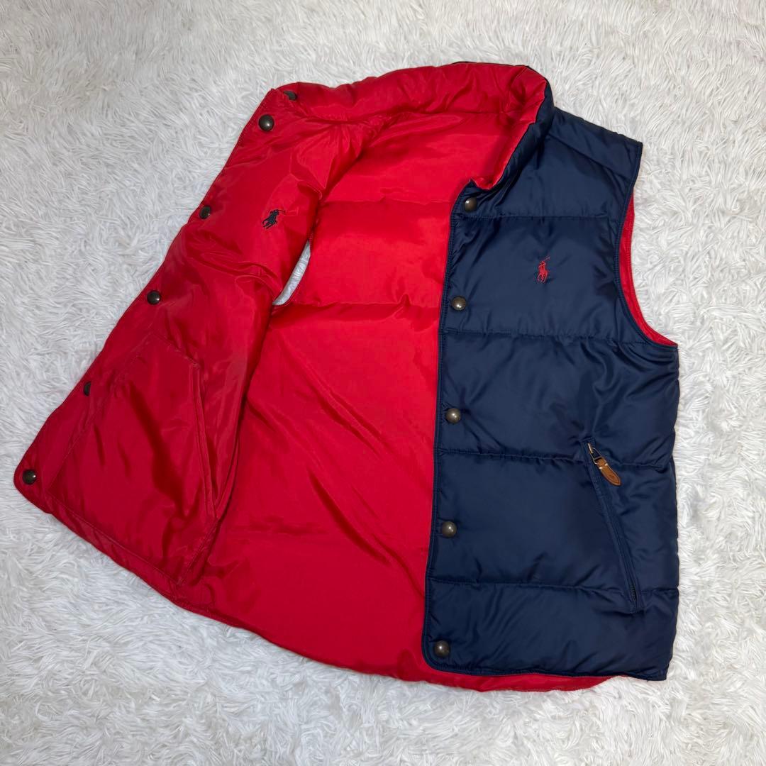 ☆POLO RALPH LAUREN ダウンベスト リバーシブル ポニー刺繍☆