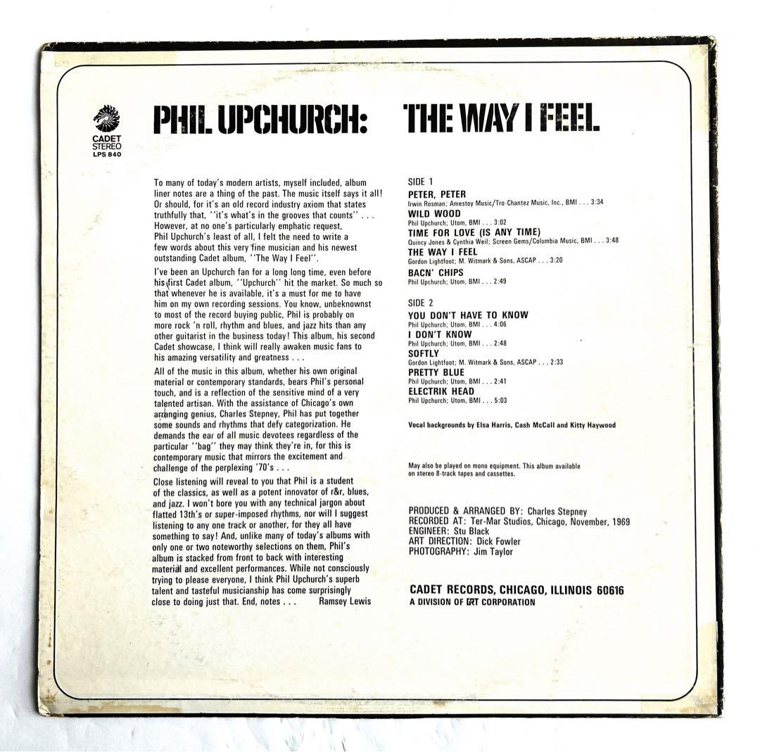 Phil Upchurch The Way I Feelジャズファンク傑作US盤