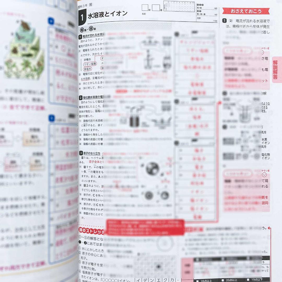 2025年度Wプリント理科3年 東京書籍版ダブルプリント【教師用】答え 解答 東