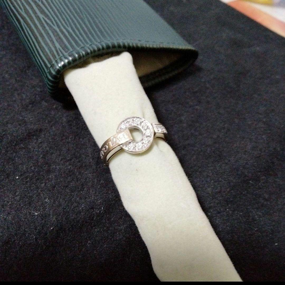5862 【最終価格】ブルガリBVLGARIダイアモンドリング 10号
