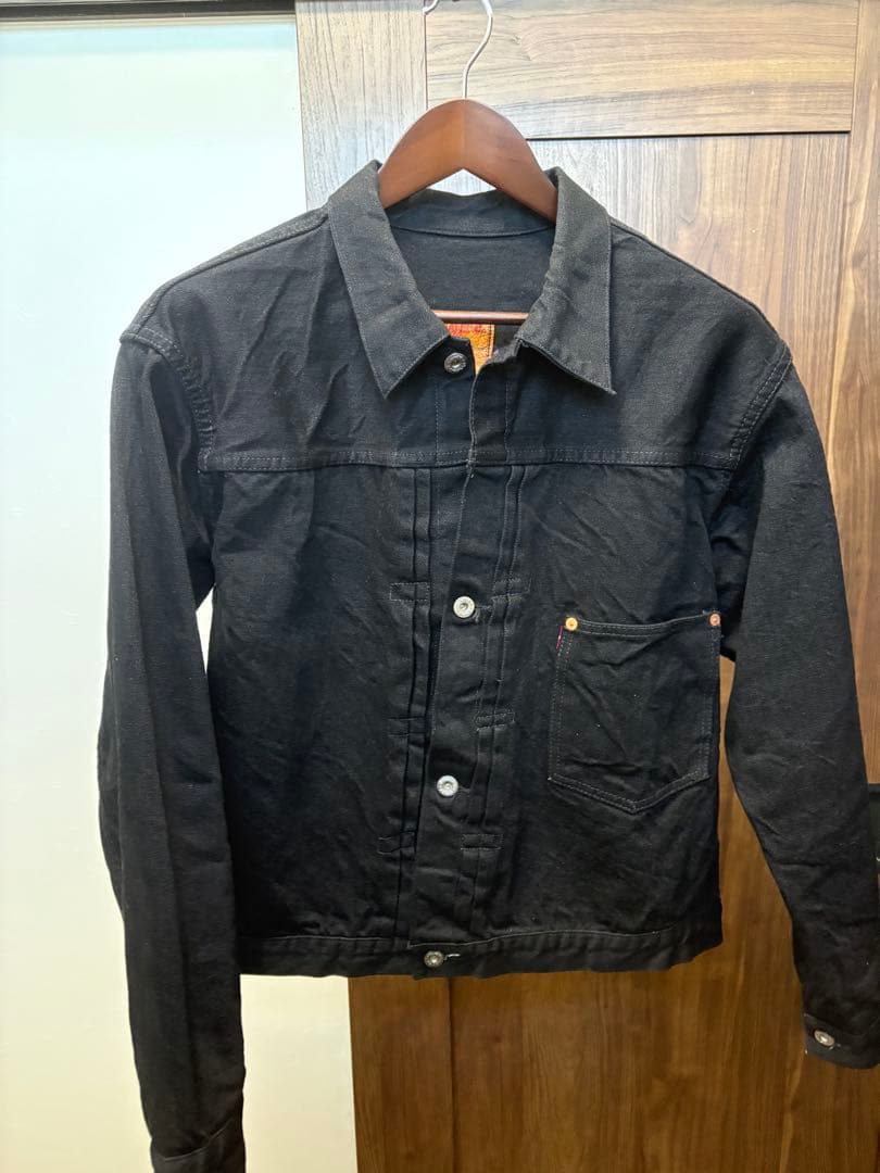 TCBjeans LateS40'sJacket ブラック大戦モデル サイズ42