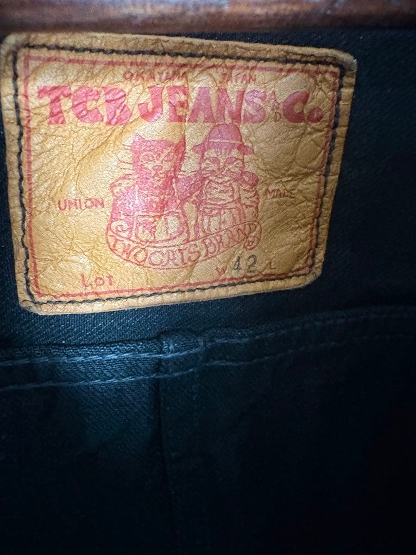 TCBjeans LateS40'sJacket ブラック大戦モデル サイズ42