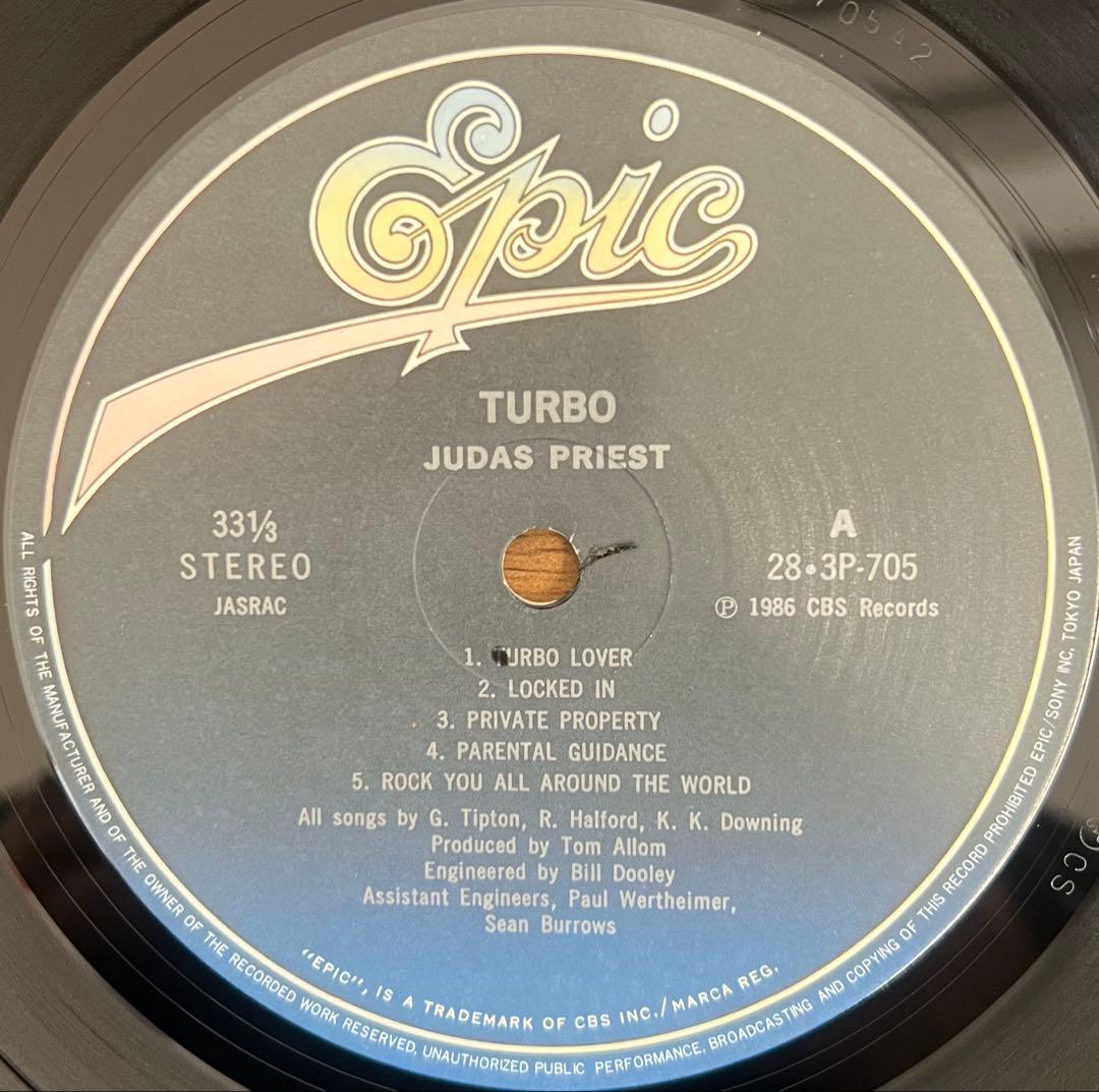 【LP/美盤/帯付】Judas Priest / Turbo