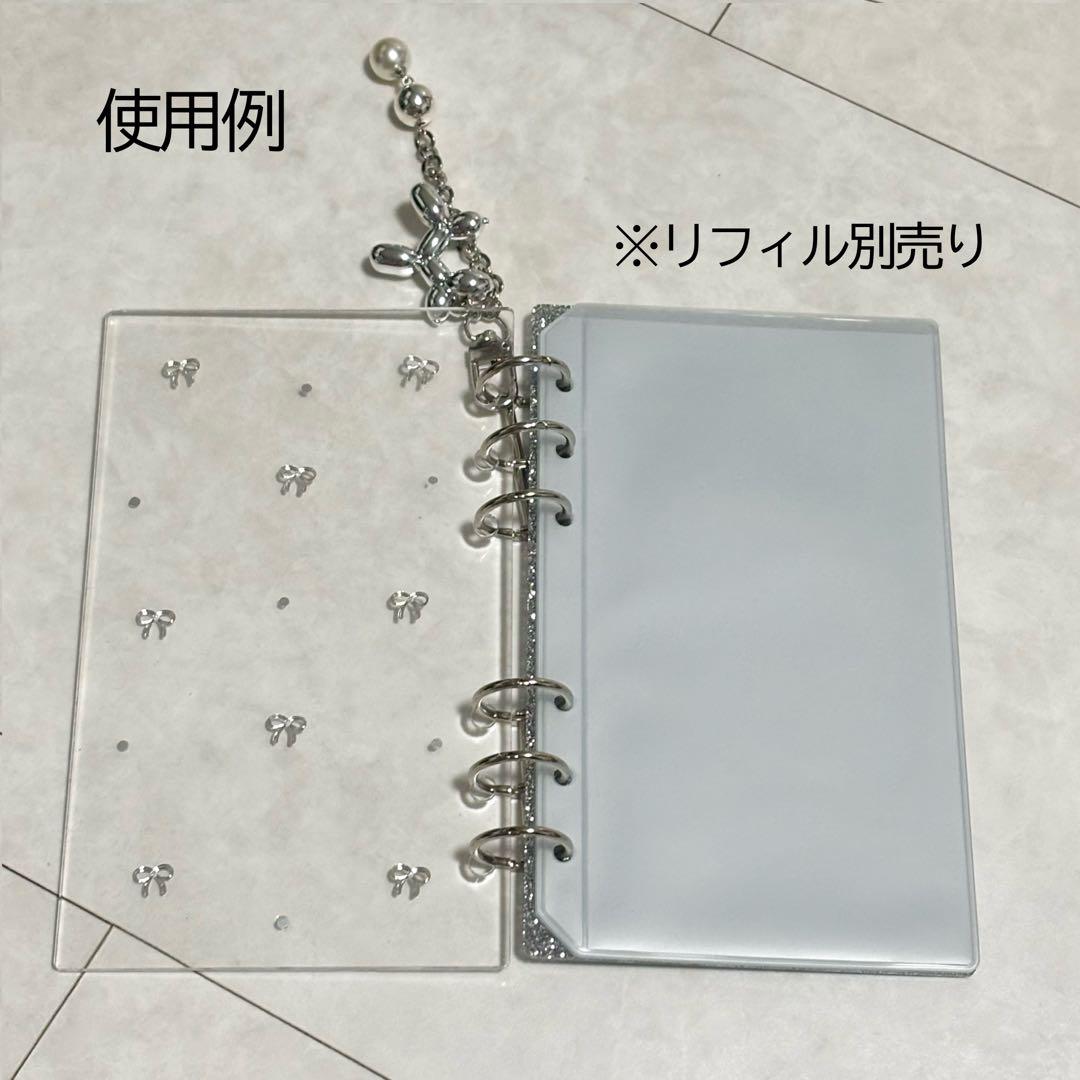 ✨みち✨A6 アクリルレジンバインダー　リング付き×２セット