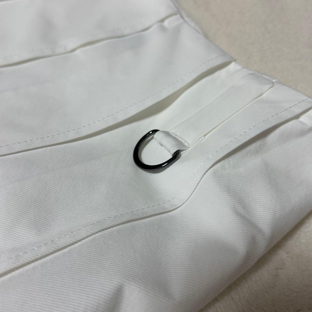 SUICゴルフ PLEATS SKIRTホワイト