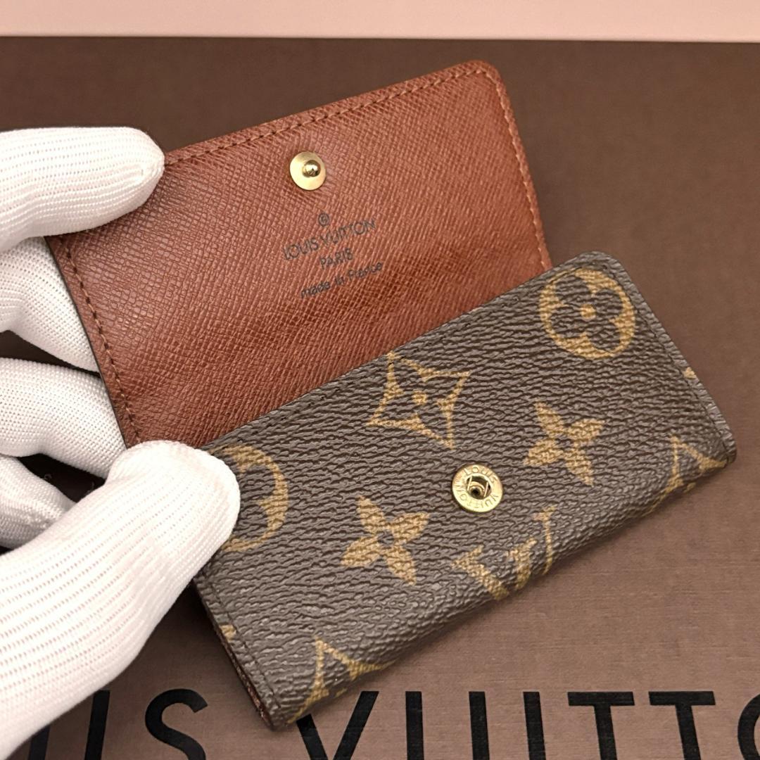 美品✨ ルイヴィトン モノグラム キーケース ミュルティクレ レディース s