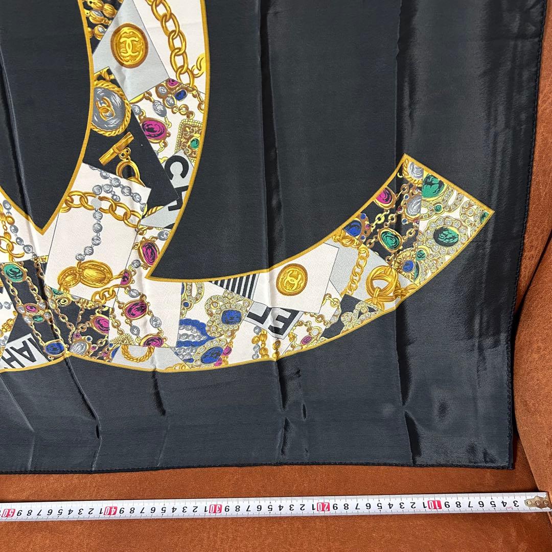 CHANEL スカーフ 宝石 中古 保管品 美品