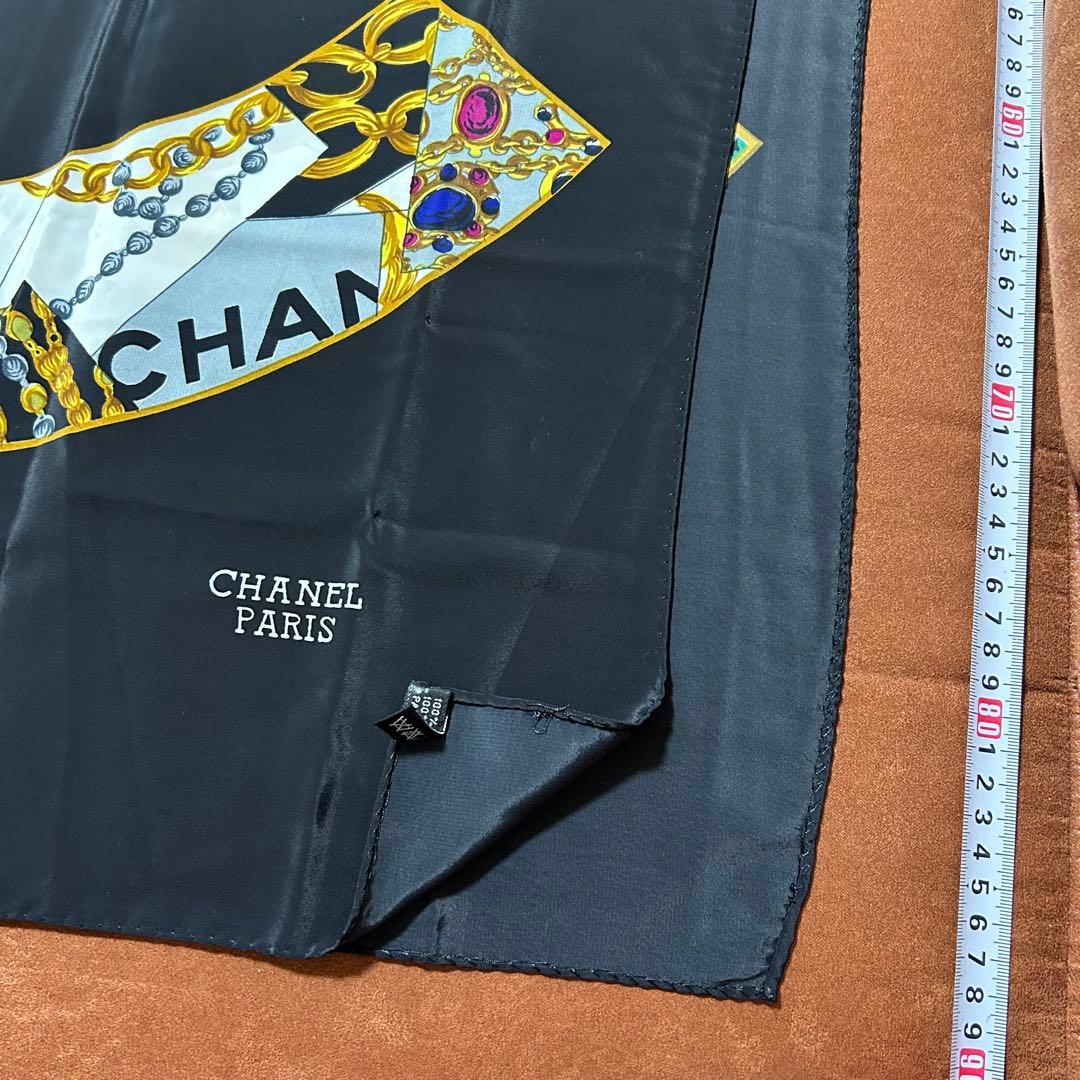 CHANEL スカーフ 宝石 中古 保管品 美品