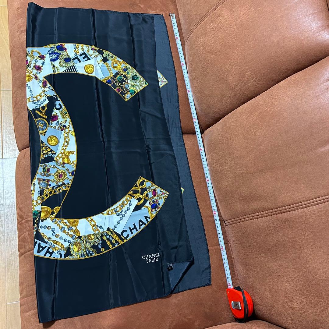 CHANEL スカーフ 宝石 中古 保管品 美品