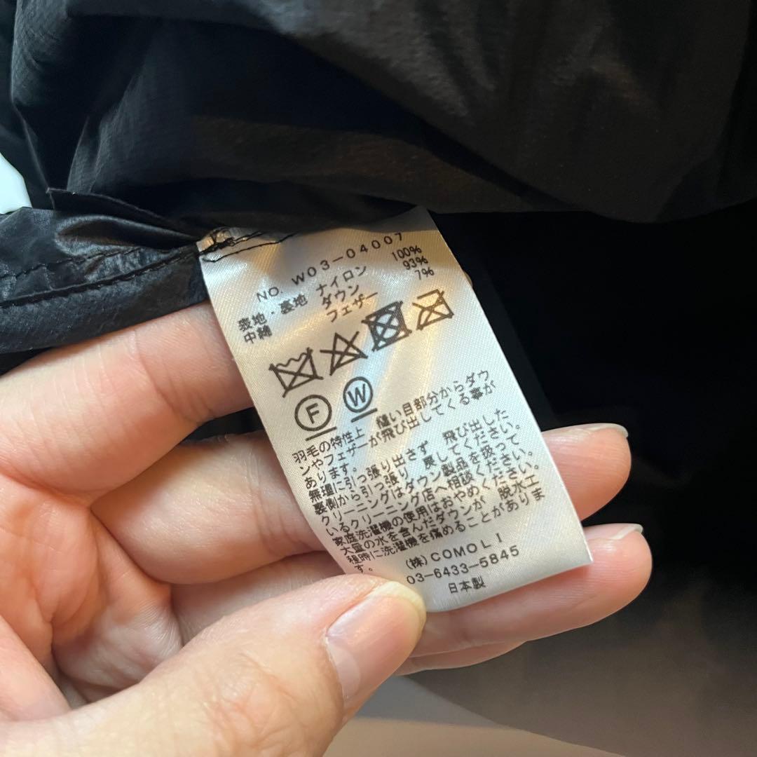 コモリ ダウンベスト サイズ3 L XL