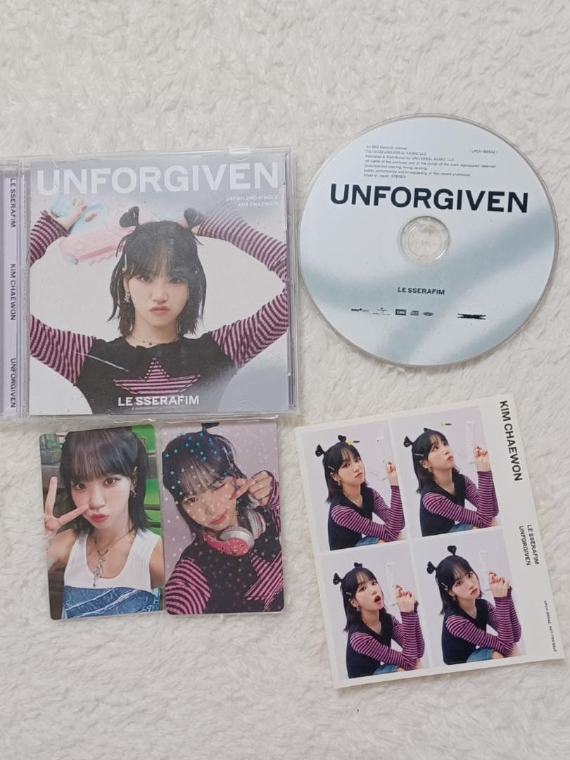 Lesserafim unforgiven japan ソロジャケット特典トレカ