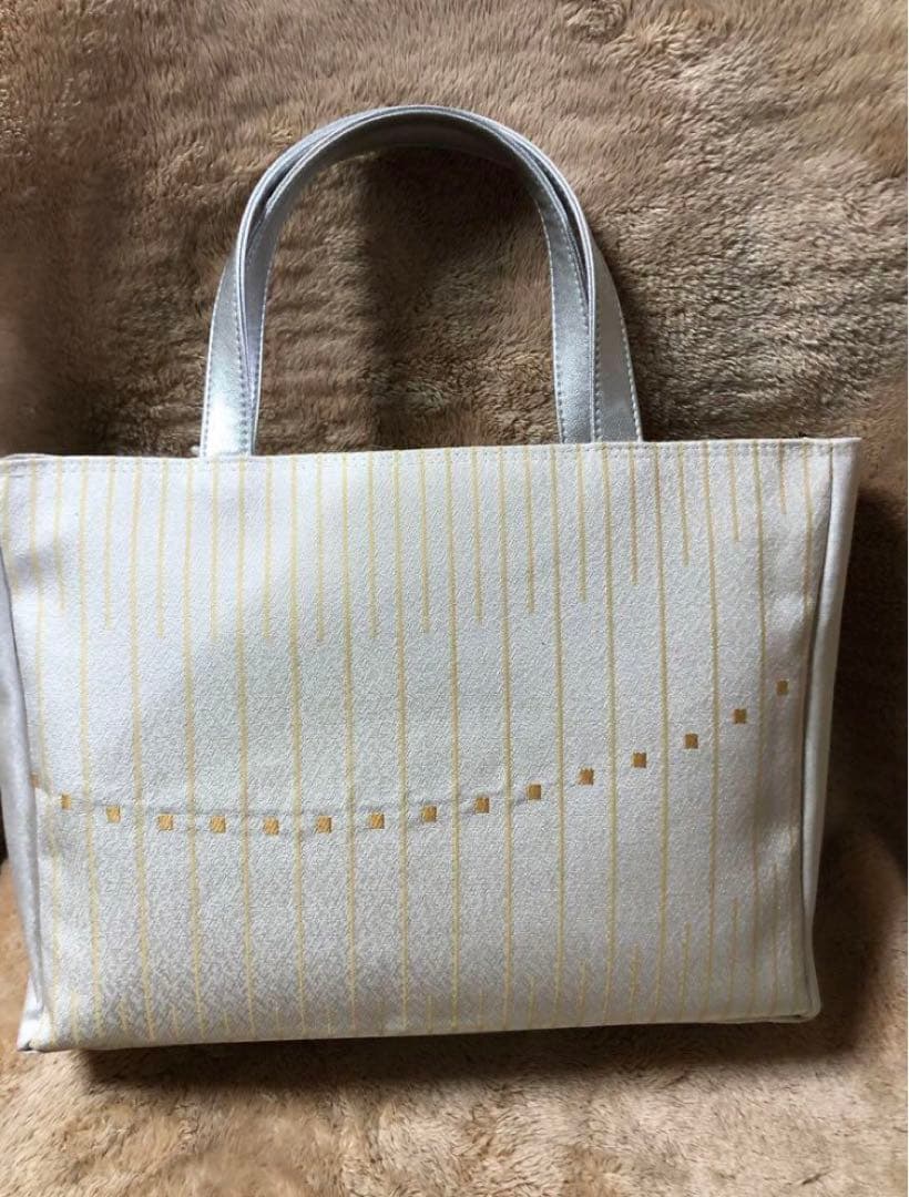新品 西陣織 彩小径 和装バッグ 日本製　お稽古 ハンドバック お茶席