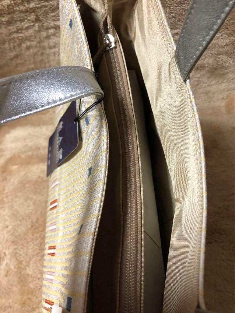 新品 西陣織 彩小径 和装バッグ 日本製　お稽古 ハンドバック お茶席