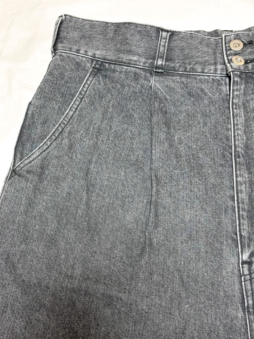 COMME des GARCONS HOMMEストーンウォッシュブラックデニムM
