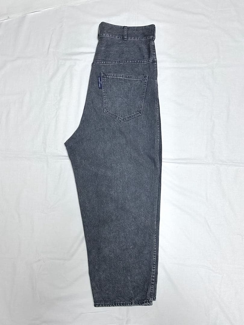COMME des GARCONS HOMMEストーンウォッシュブラックデニムM