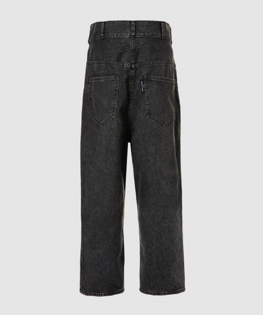 COMME des GARCONS HOMMEストーンウォッシュブラックデニムM
