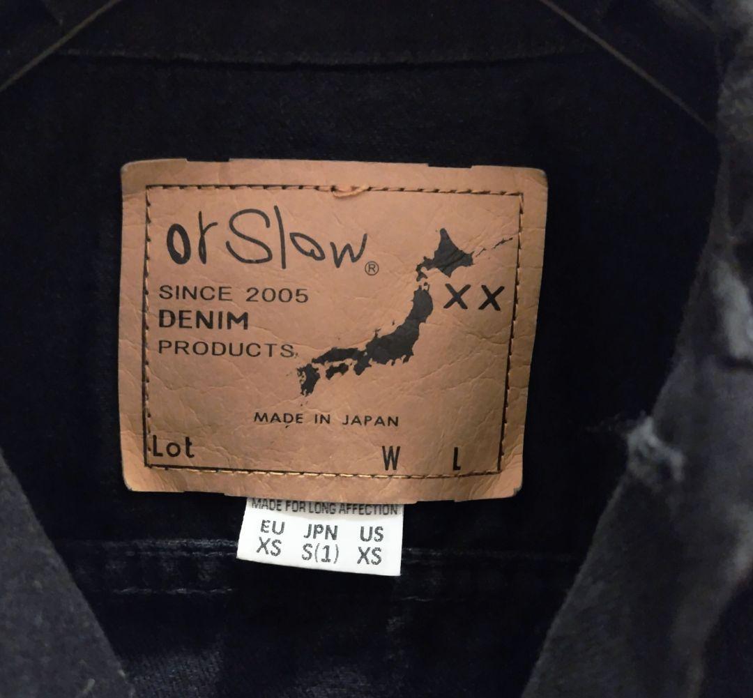 orslow 3rdモデル トラッカージャケット Gジャン ブラック Sタグ付き