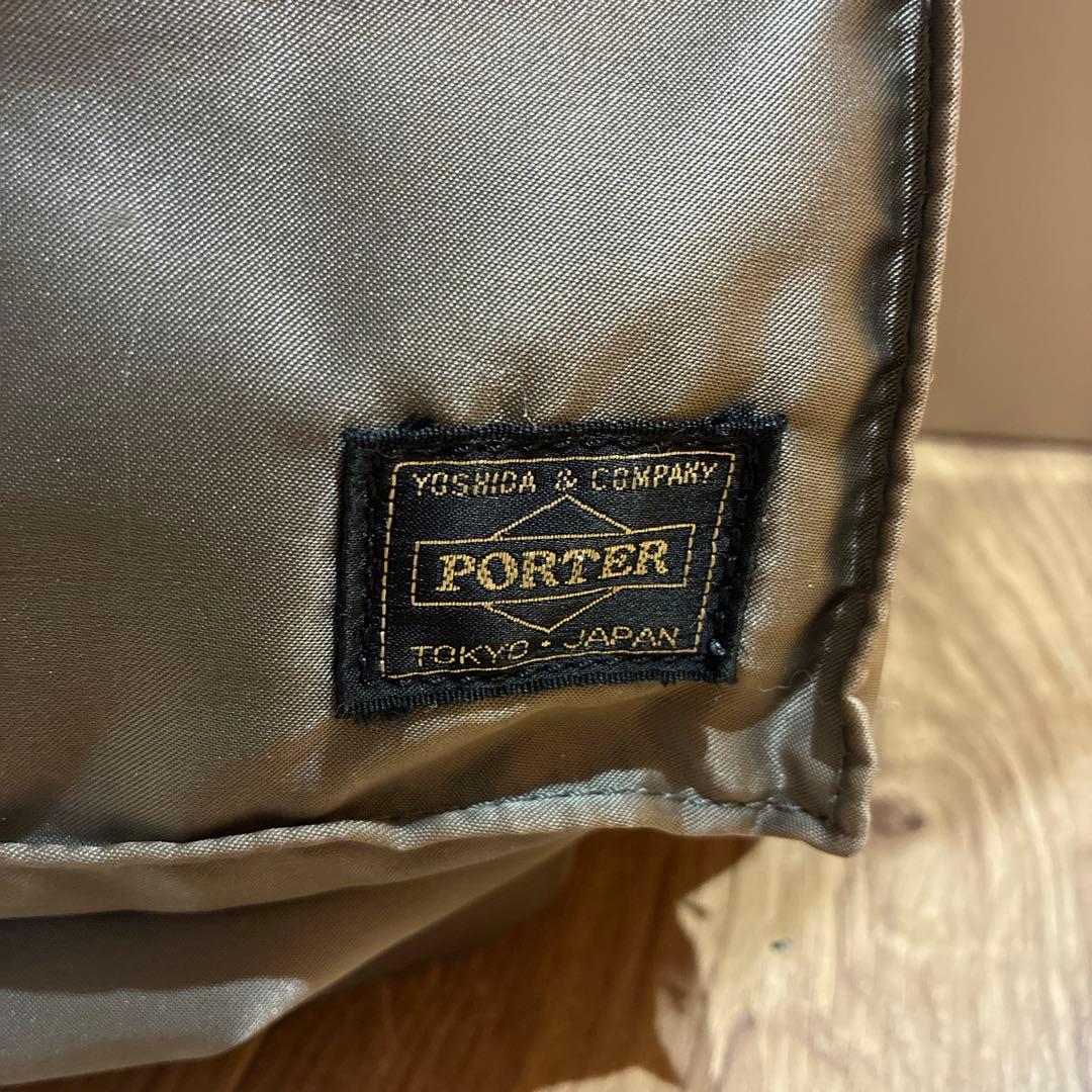 PORTER タンカー ヘルメットバッグ セージグリーン A4 大容量