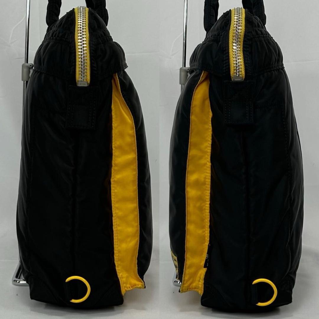 【極美品/ビームス別注】ポーター タンカー ビジネスバッグ ナイロン 黒 A4可