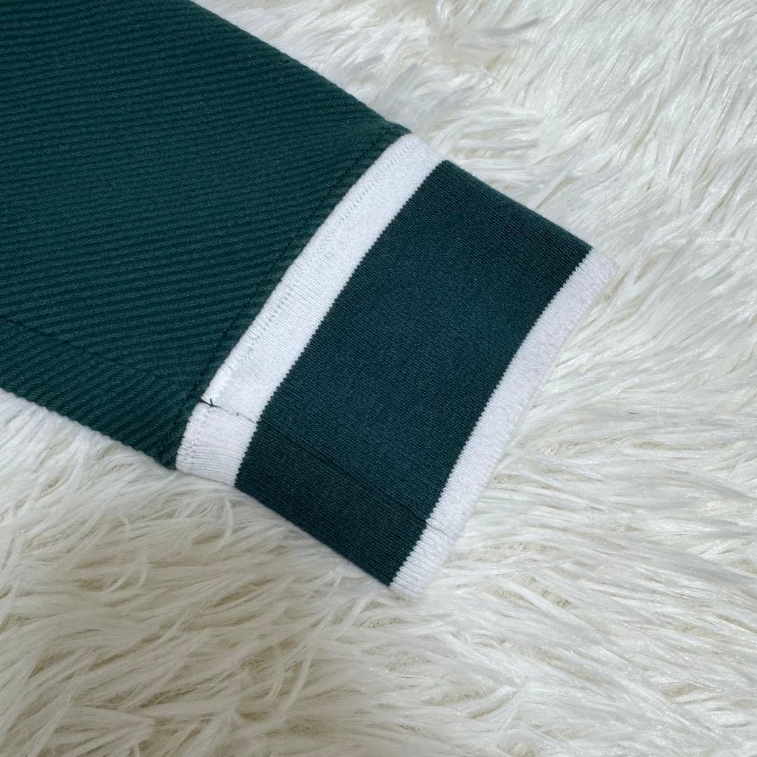 完売品✨BEAMS GOLF リブロゴ ツイルジャージ モックネックシャツ