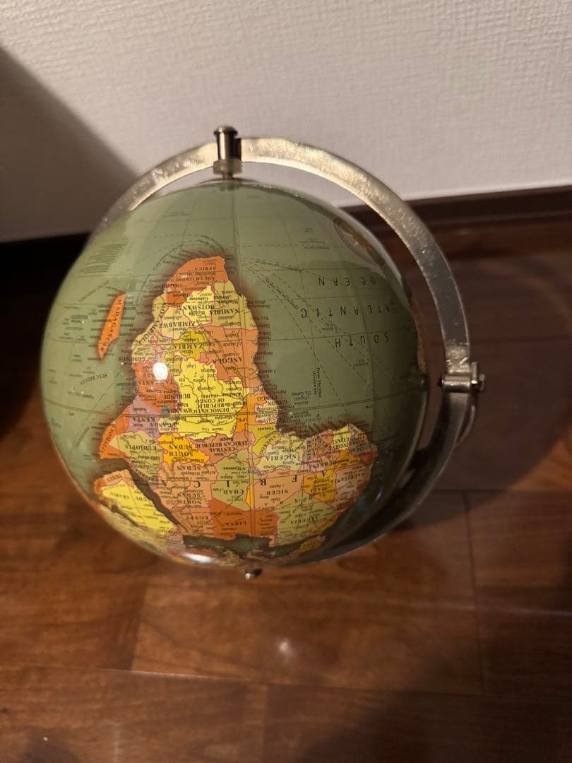 ACTUS / GLOBE Wood Stand Green 地球儀　廃盤