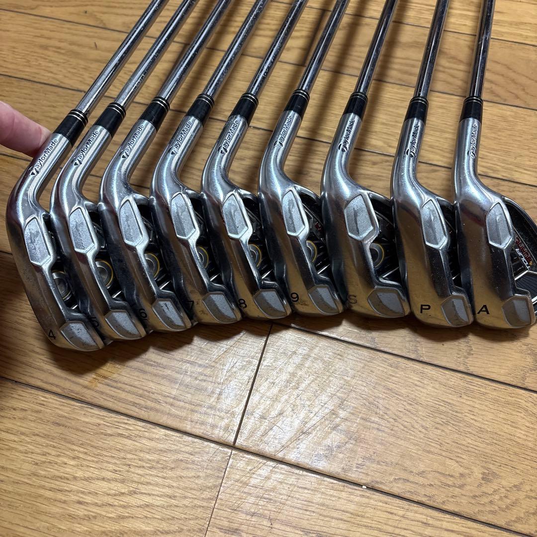 テーラーメイド バーナーTOURアイアン　9本セット