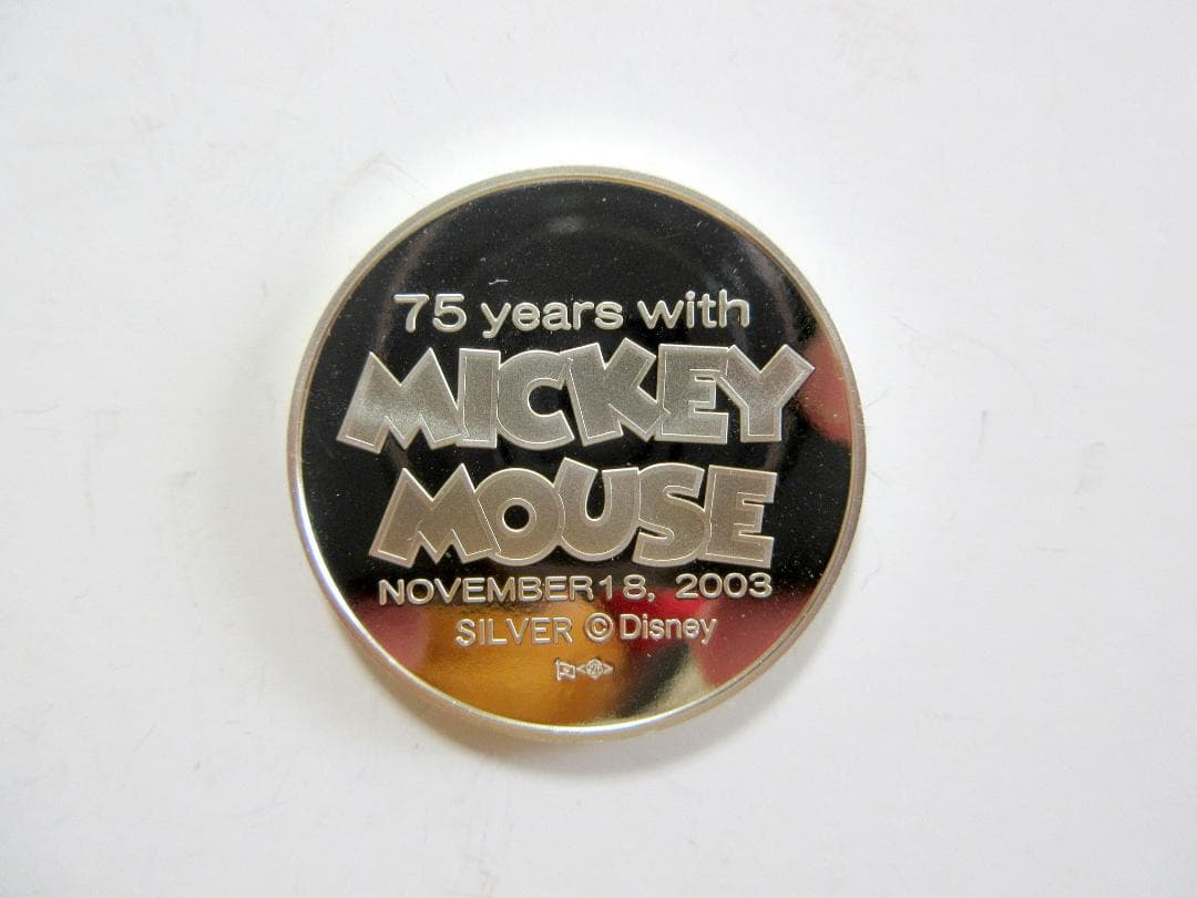 【造幣局 銀メダル】ミッキーマウス プルーフ銀貨 2003年 記念メダル