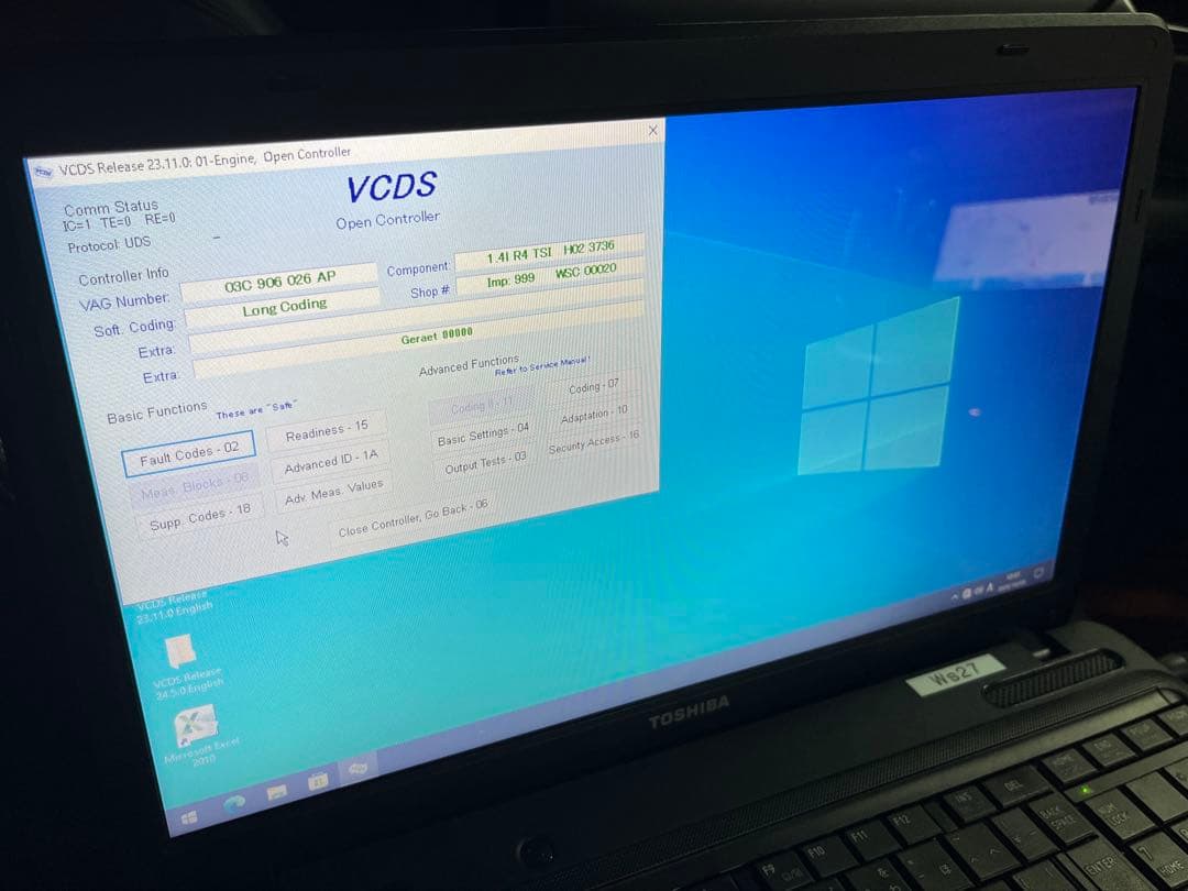 VCDS互換ケーブル　PCセット　VW audiコーディング用
