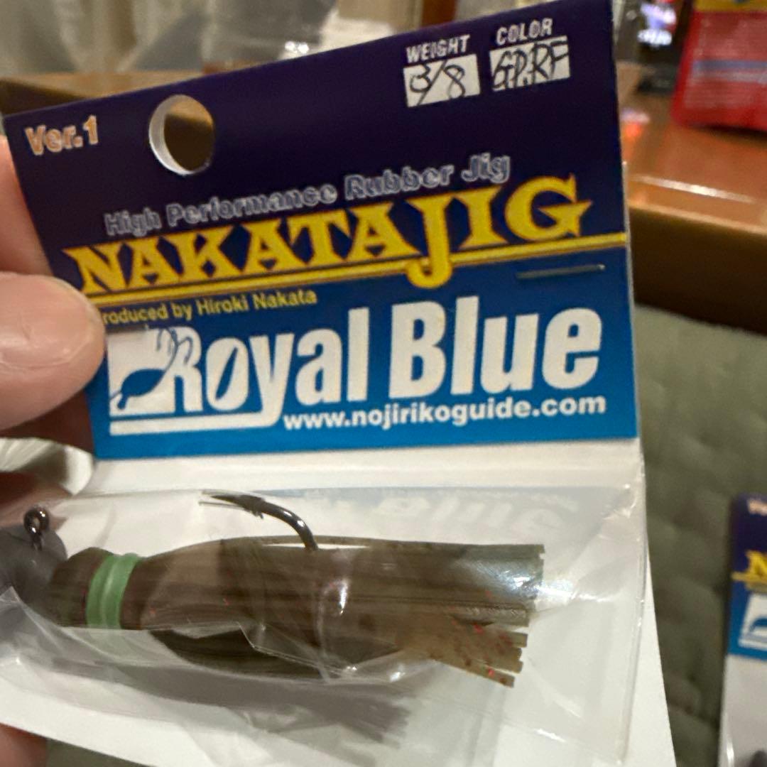  Blue ナカタジグ ラバージグ 5個セット