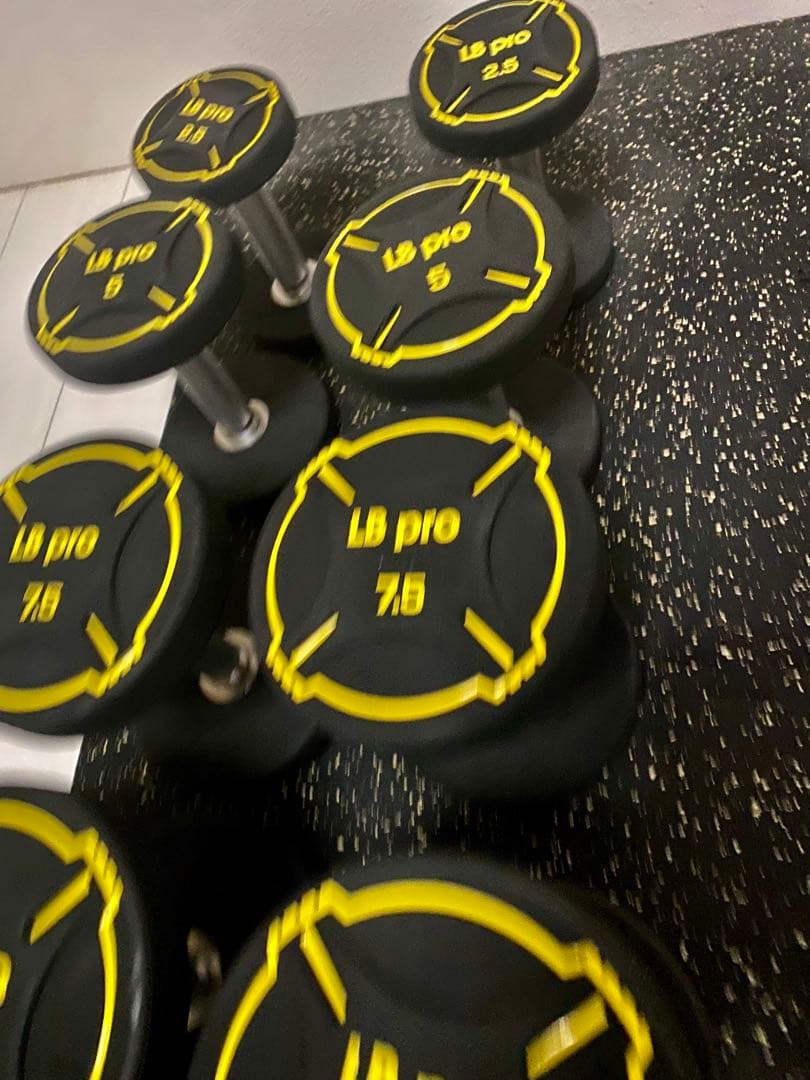 業務用 LP gym TPUダンベル 140kg⑥