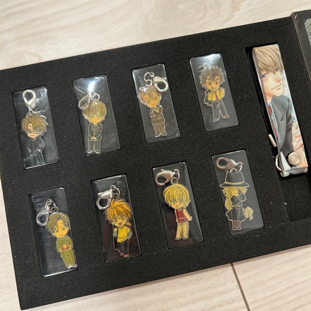 鬼畜眼鏡 鬼畜打 メタルチャームセット 佐伯克哉 グッズ レア