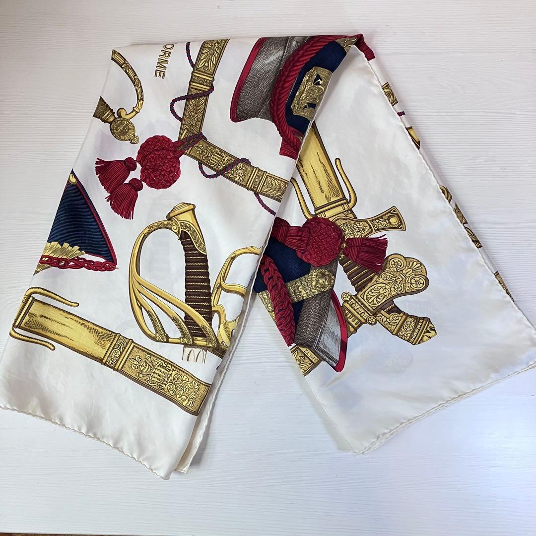 HERMES エルメス カレ90 グランユニフォーム スカーフ