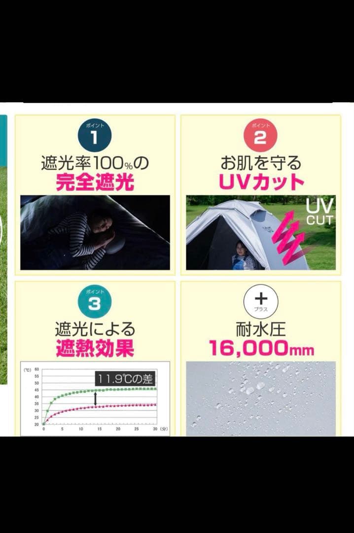 FIELD DOOR ポップアップテント240 グランドシート付きセット