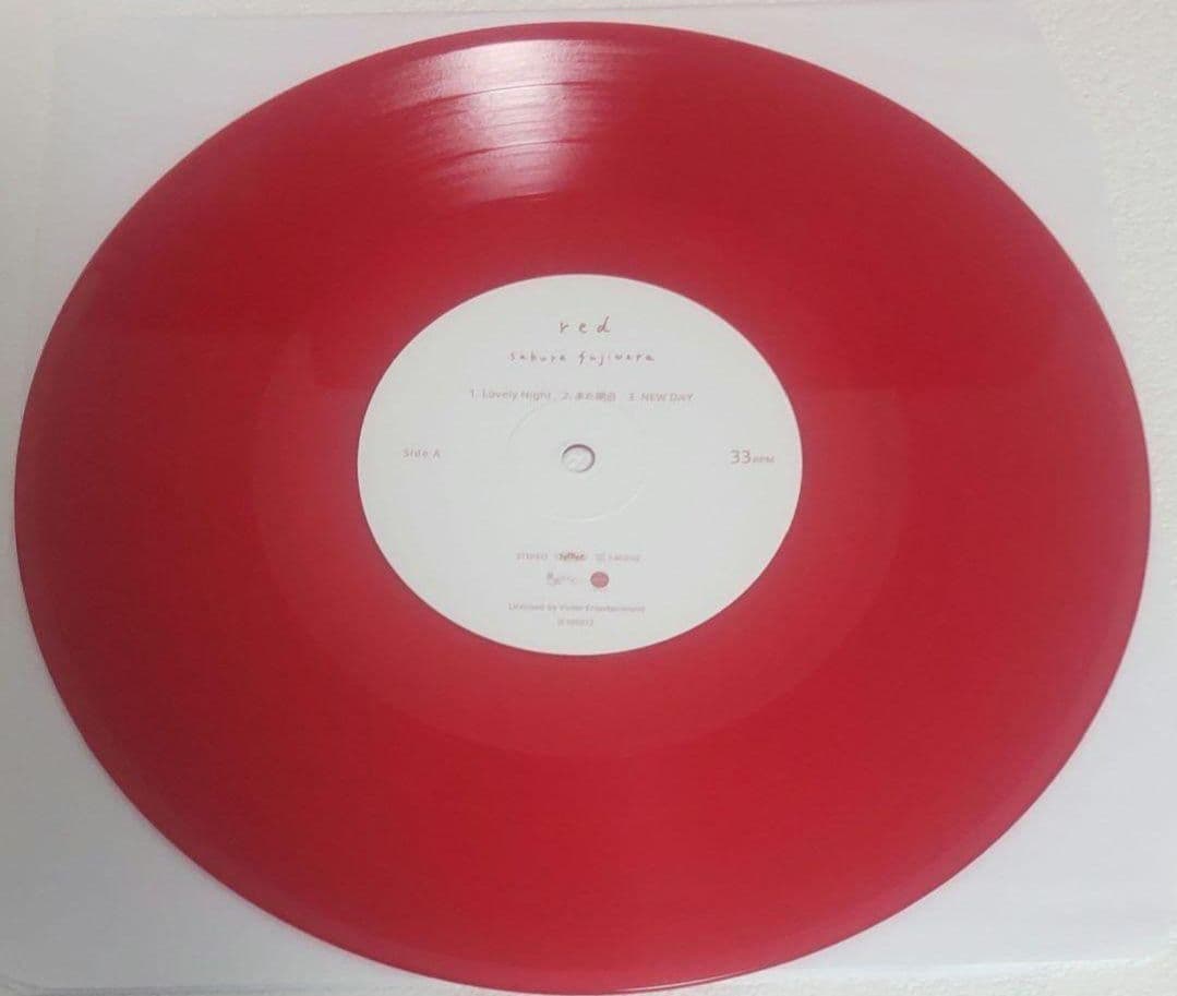 【美品！】藤原さくら　sakura fujiwara　 red　レコード