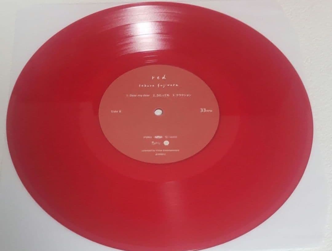 【美品！】藤原さくら　sakura fujiwara　 red　レコード