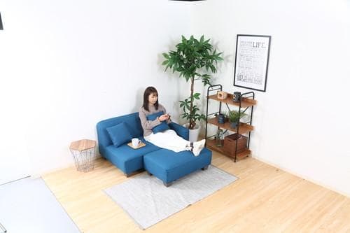 《新品・送料無料》ローソファ　胡坐２　ＢＬ
