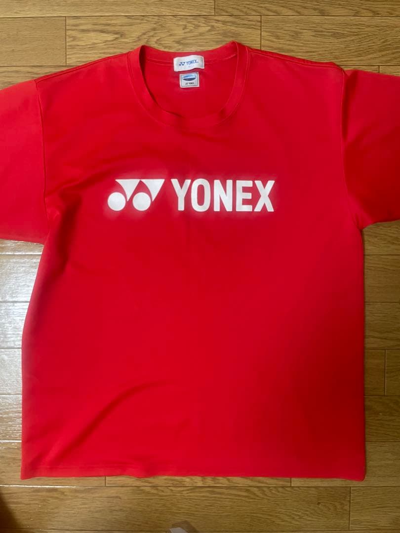 YONEX バドミントンウェア Oサイズ レッド